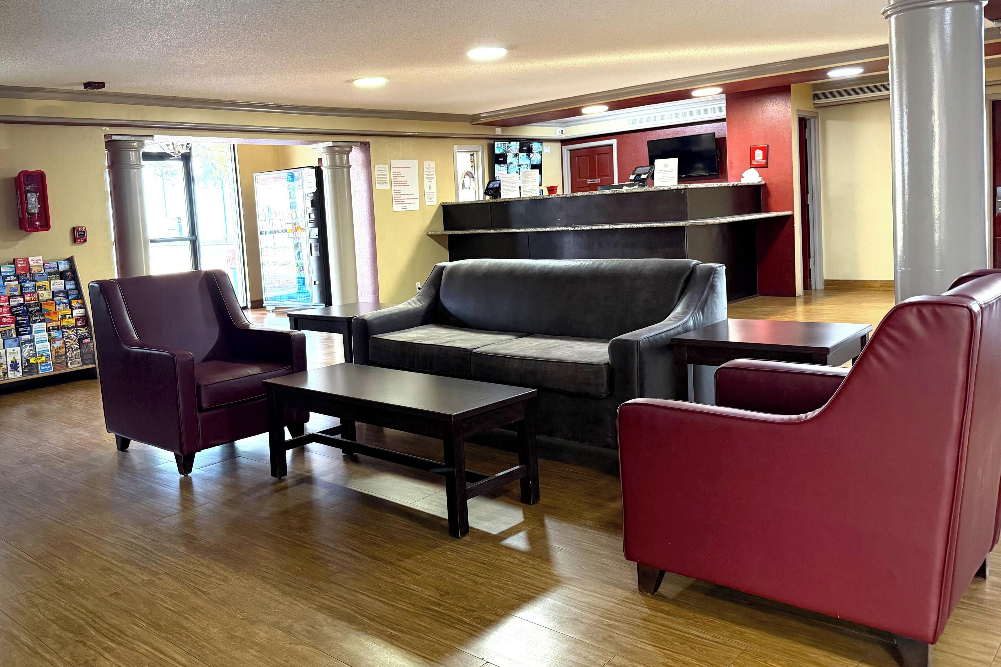 Sala de estar en el lobby