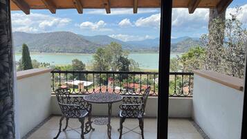 Quadruple Room, Balcony, Lake View | Outdoor dining