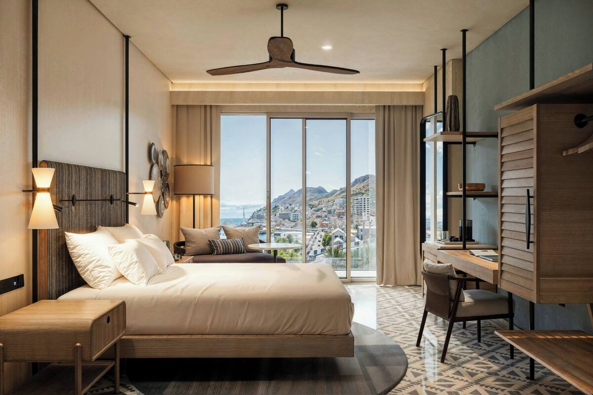 Rum - 1 kingsize-säng (partial view)