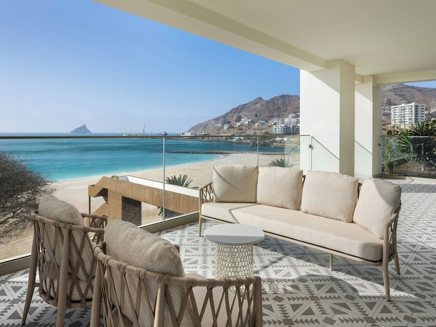 Premium Suite, 1 King Bed, Ocean View | Minibar, in-room safe, desk, laptop workspace