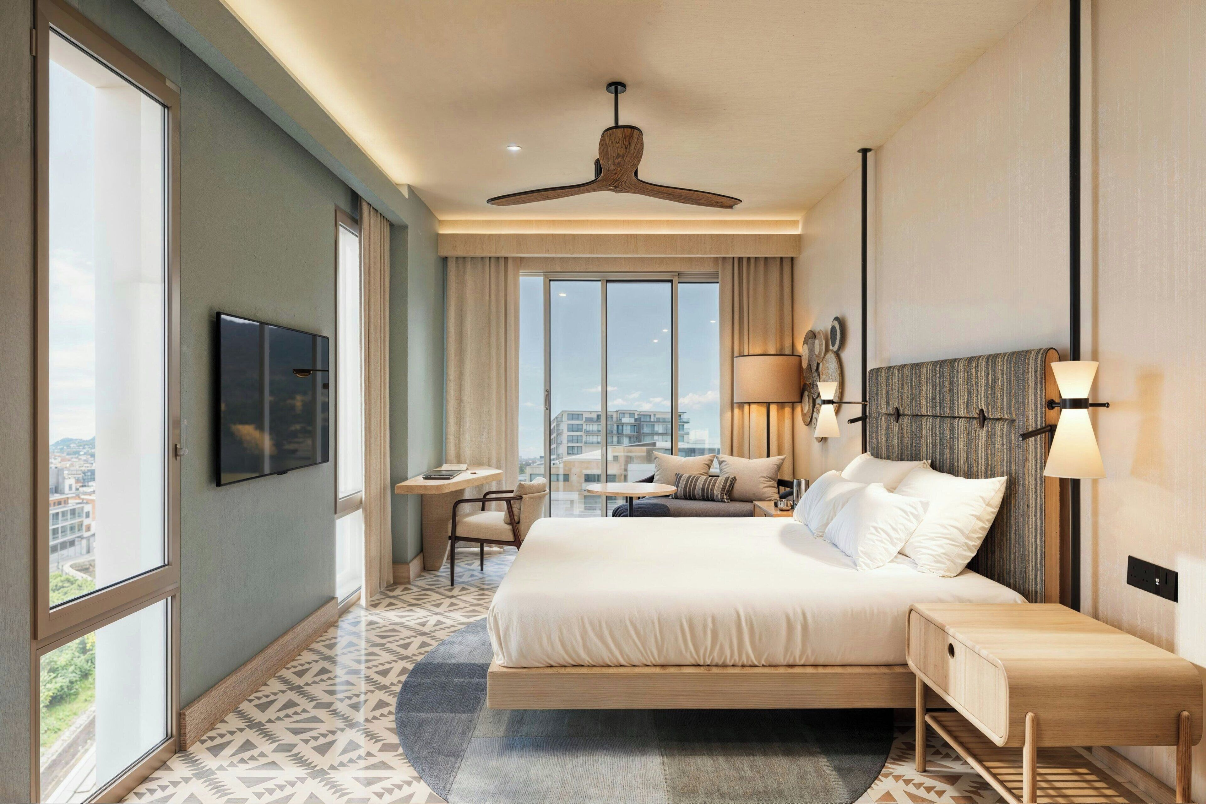 Deluxe-rum - 1 kingsize-säng - hörn (view)