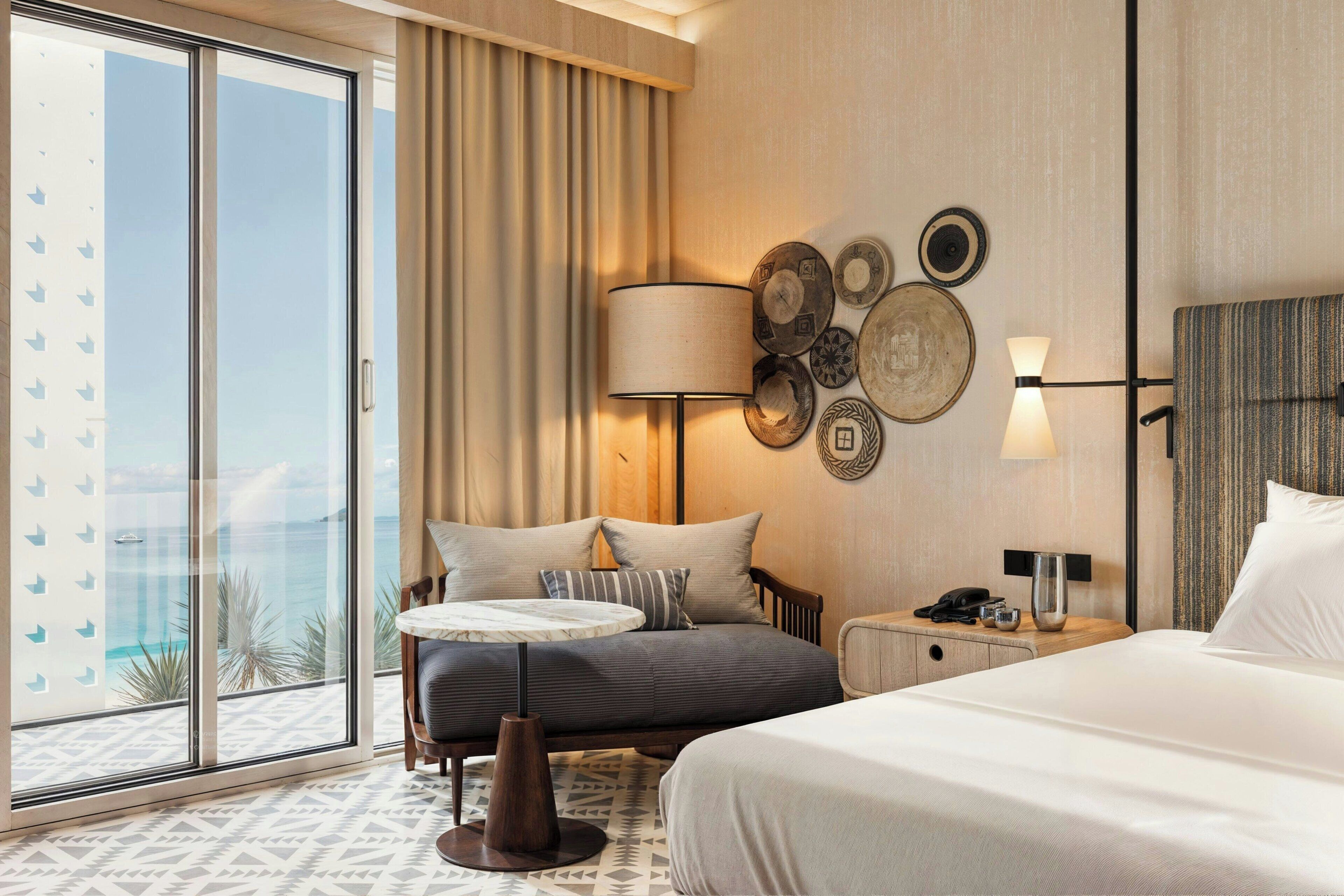 Premium-rum - 1 kingsize-säng - havsutsikt