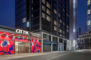 Blick von der Unterkunft