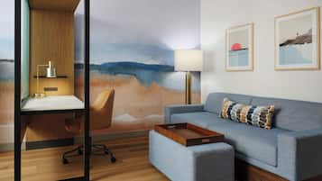 55-inch LED TV with cable channels, Netflix, streaming services