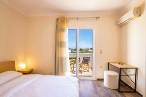 Desk, iron/ironing board, WiFi, bed sheets - | Zetes Luxury Villa | (Pigadia)