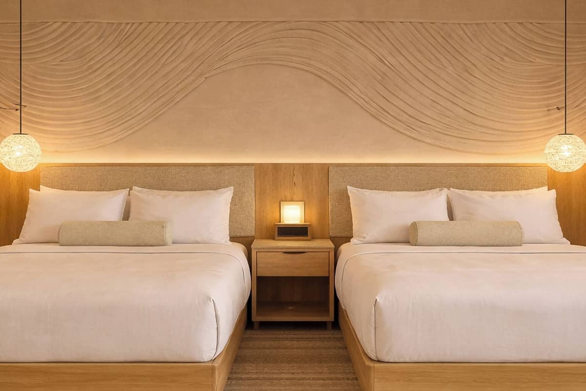 In-room safe, desk, laptop workspace, blackout drapes