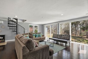 TV, fireplace, ping pong, books - Family-Friendly Mashpee Retreat w/ Outdoor Fun (Mashpee)