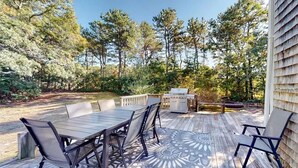 Outdoor dining - Family-Friendly Mashpee Retreat w/ Outdoor Fun (Mashpee)