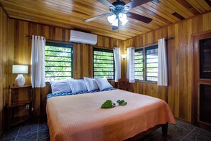 2 bedrooms, iron/ironing board, WiFi, bed sheets - Driftwood Gardens Guesthouse: Spacious, fully-equipped 2 bedroom value apartment (Placencia)