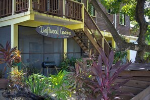 Exterior detail - Driftwood Gardens Guesthouse: Spacious, fully-equipped 2 bedroom value apartment (Placencia)