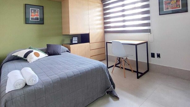 Studio – comfort, 1 dobbeltseng