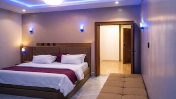 Family Double or Twin Room | Desk, laptop workspace