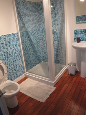 Shower, towels, soap, toilet paper - Le Relais des Capucines (Ydes)