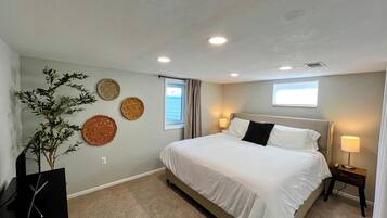 2 Schlafzimmer, BĂŒgeleisen/BĂŒgelbrett, Reisekinderbett, kostenloses WLAN