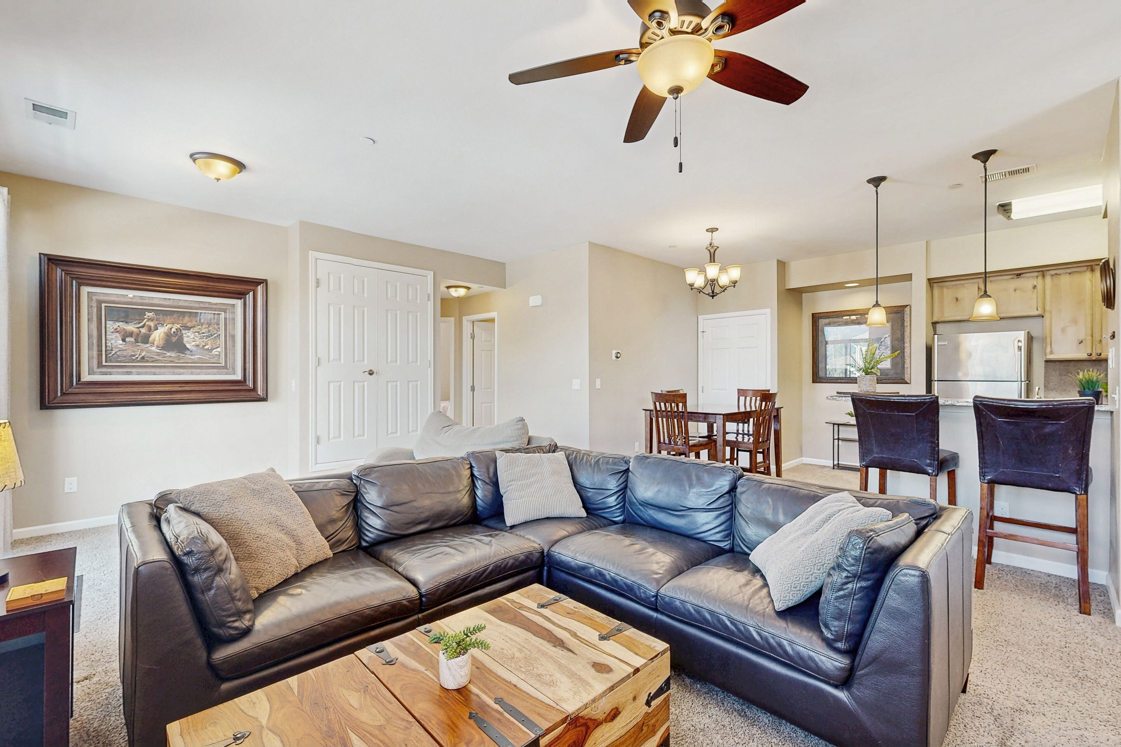 TV, peis og DVD-spiller