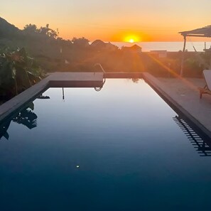 Una piscina climatizada