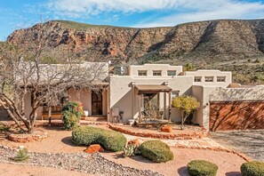 Exterior - Desert Adobe with Heated Pool, Hot Tub, Firepit, Sauna (Sedona)