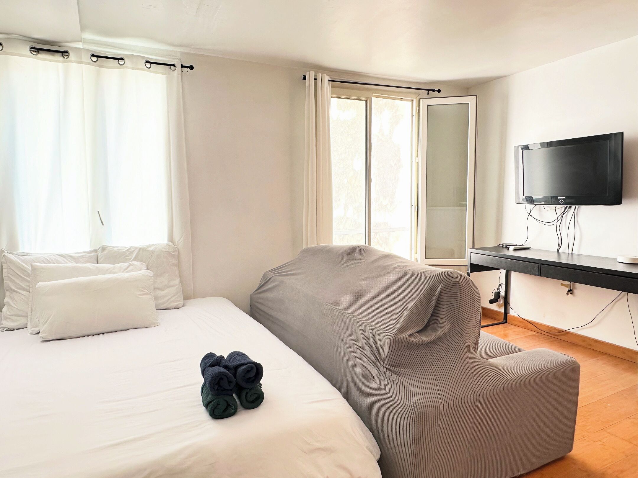 1 slaapkamer, beddengoed