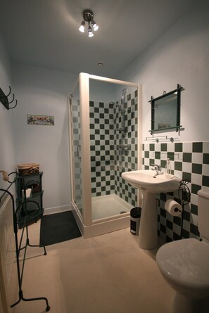 Shower, towels, soap, toilet paper - Le Relais des Capucines (Ydes)