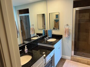 Shower, hair dryer, towels, toilet paper - Beach Front Indigo Condo A Week in Paradise Perdido Key Florida (Pensacola)