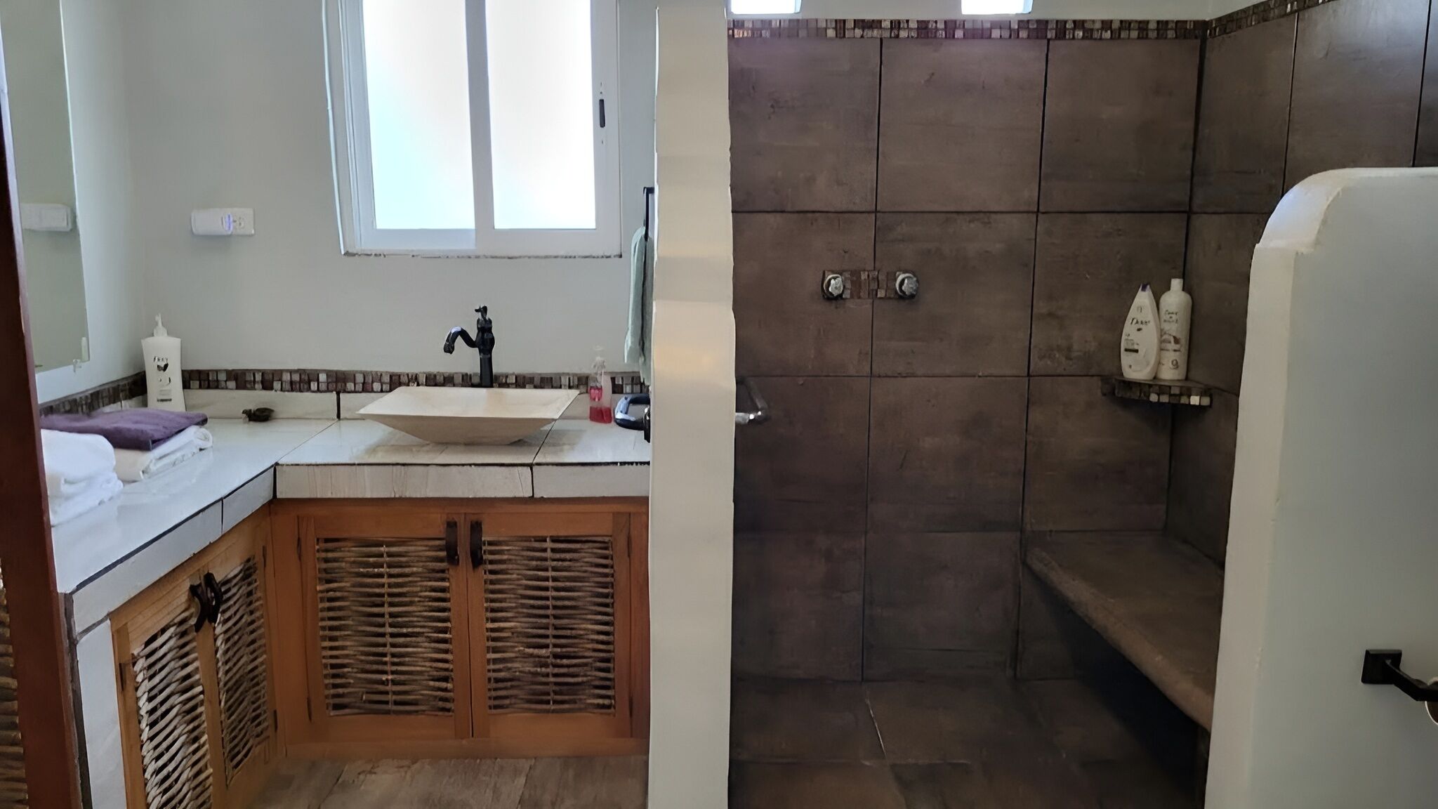 Dusche, Handtücher