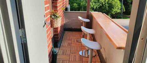 Comfort-Einzelzimmer, Gartenblick | Balkon