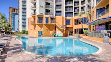 Indoor pool, outdoor pool