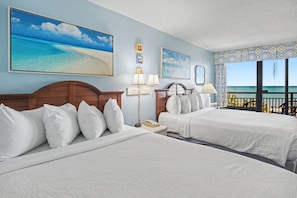 Apart Daire, Birden Çok Yatak, Okyanus Manzaralı (Oceanfront 1 Bedroom Suite w/Murphy B) | Odada kasa, ütü/ütü masası, ücretsiz kablosuz İnternet, çarşaf takımı
