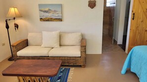 Living area - Vista Casita - Incredible Ocean Views, A/C & Heated Saltwater Pool (Todos Santos)