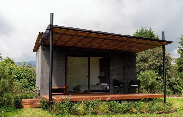 Cabin, Garden View | Terrace/patio - Camp Cold Springs (Rio Frio)