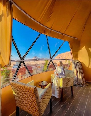 Room, 1 Bedroom, Accessible, Smoking | Terrace/patio - Room-a Luxurious Experience Under the st (Wadi Rum)