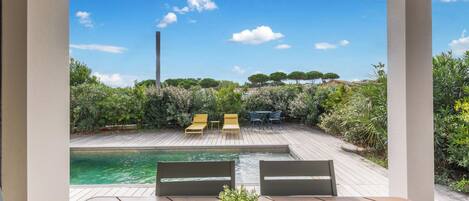 Una piscina climatizada