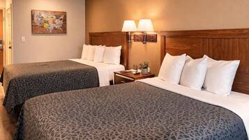 Room, 2 Queen Beds | Desk, laptop workspace, iron/ironing board, free WiFi