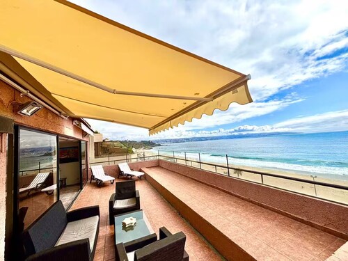 Espectacular departamento en Reñaca, primera linea