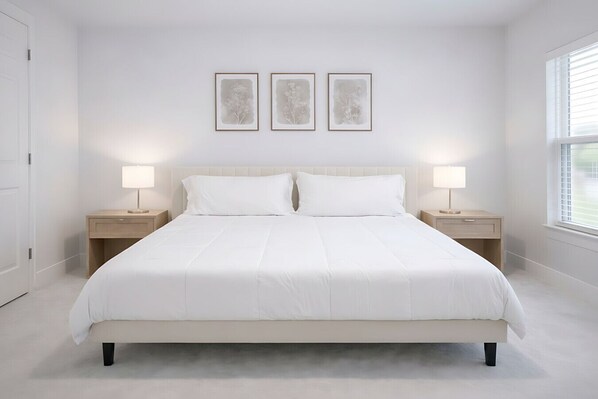 Iron/ironing board, WiFi, bed sheets