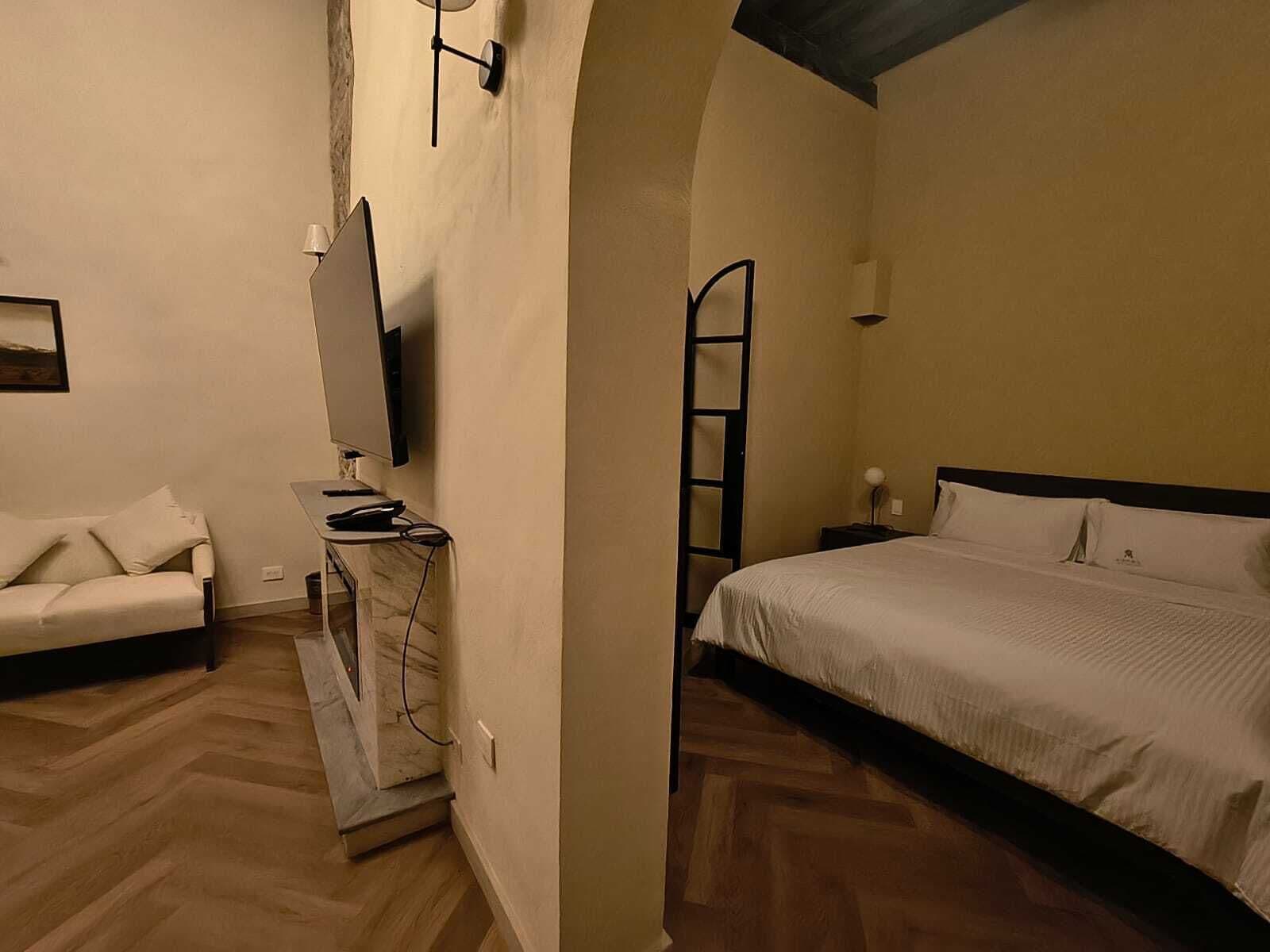 Family Double Room, Balcony | In-room safe, blackout drapes, soundproofing, iron/ironing board