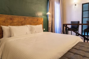 Junior Double Room | Egyptian cotton sheets, premium bedding, down comforters - Hotel Boutique Anora (Puebla)