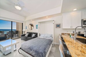 In-room safe, blackout curtains, soundproofing, iron/ironing board - Las Palomas 1BR 1BA Luxury Ocean View (Puerto Penasco)