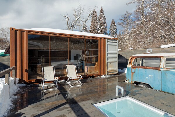 Outdoor spa tub - HOTEL&SAUNA WAYPOINT SHINANO-MYOKO (Kamiminochigun Shinanomachi Nojiri)