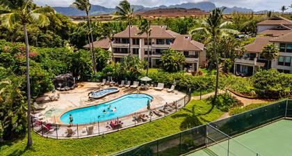 Luxury Ocean-View 2BR Condo | Walk to Poipu Beach | Sleeps 6