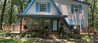 One Mile Lake House is a cozy 2 story, 2 bedroom, 2 bath, A- frame home.