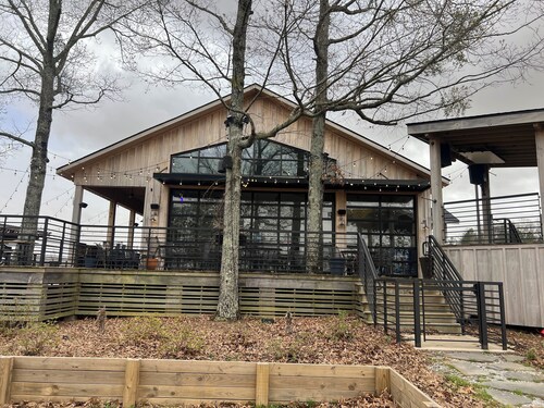 One Mile Lake House is a cozy 2 story, 2 bedroom, 2 bath, A- frame home.