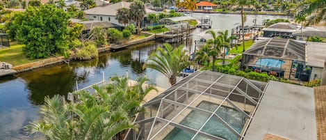 Una piscina climatizada