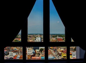 Mörkläggningsgardiner, strykjärn/strykbräda och gratis wi-fi