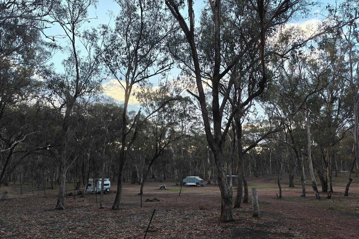 Tält - uteplats - sjöutsikt (Powered Campsites - Escape)