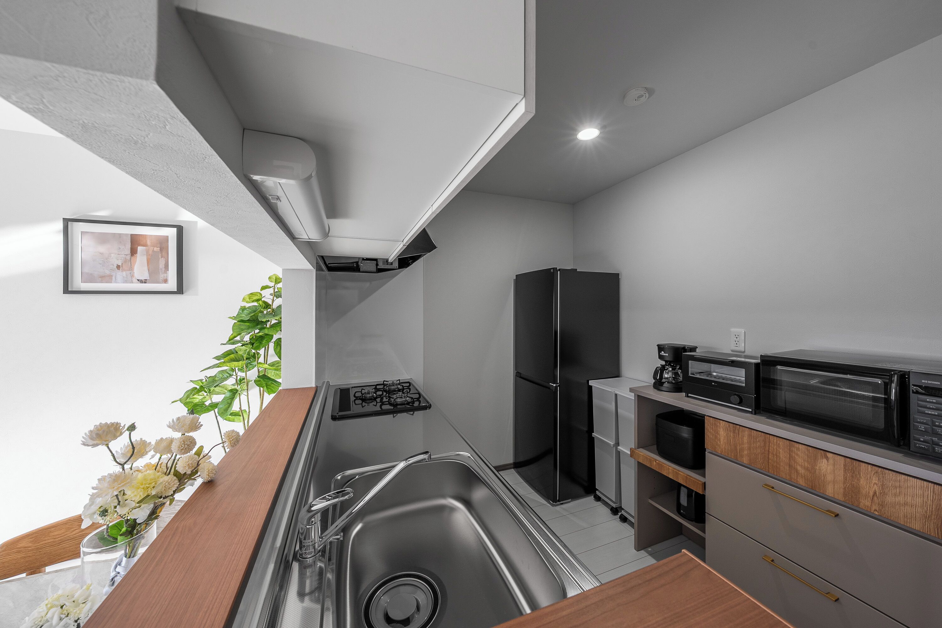 公寓 | 私人廚房 | 雪櫃、微波爐、爐具、高腳椅