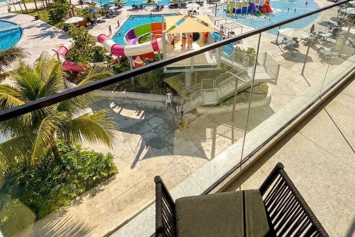 Apartamento superluxo, 2 quartos, frente para o mar | Quang cảnh từ phòng