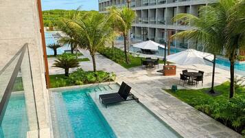 Apartamento superluxo, 2 quartos, frente para o mar | Premium bedding, individually decorated, individually furnished