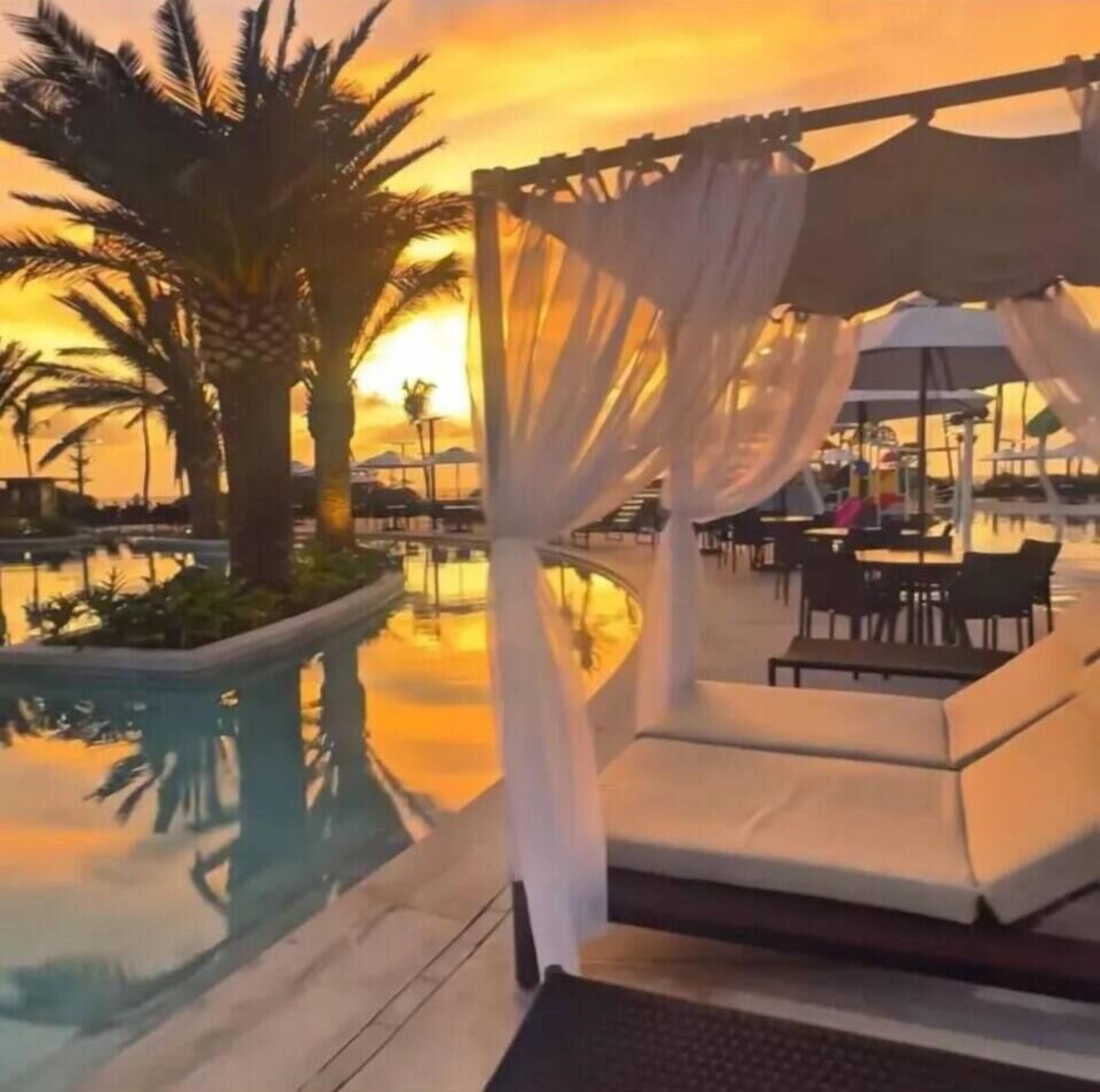 6 albercas al aire libre y camas balinesas gratuitas 