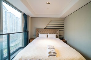 Apartament de luxe, vistes a la ciutat | Wifi gratuïta 